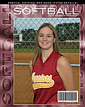 School Softball Magazine Cover