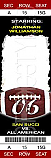 Football Game Ticket  