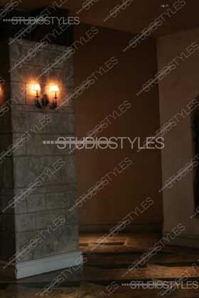 Photo Background-Interior Stone Column