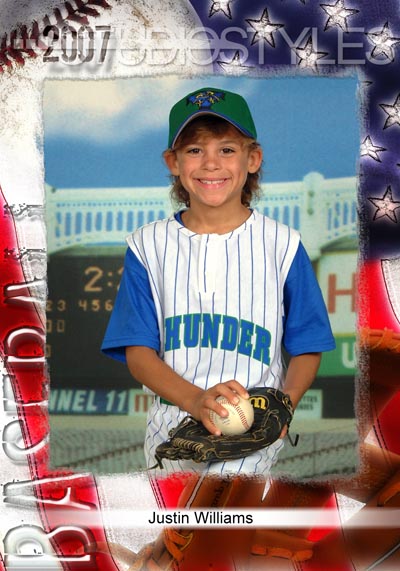 Baseball Designer Magnet