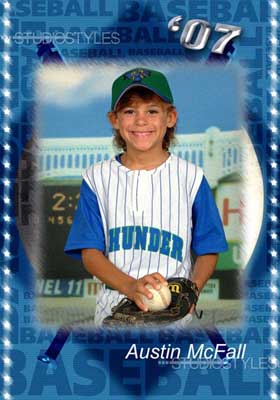 Baseball Designer Magnet 