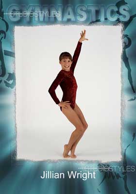 Gymnastics Designer Magnet