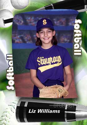 Softball Designer Magnet