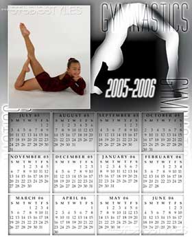 Gymnastics Calendar 