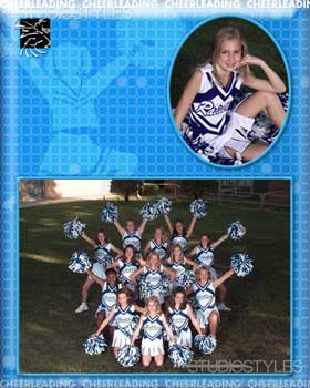 Cheerleading Designer Memory Mate
