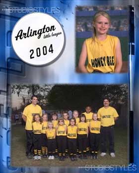 Softball Designer Memory Mate 