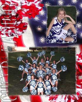 Cheerleading Designer Memory Mate