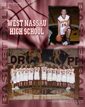 School Basketball Designer Memory Mate