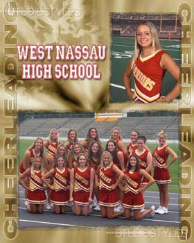 School Cheerleading Designer Memory Mate