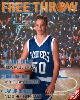 Legacy Sports Magazine Cover-Free Throw