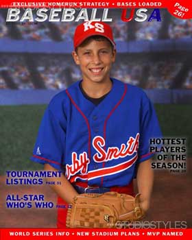 Baseball Magazine Cover