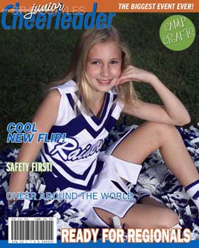 Cheerleading Magazine Cover