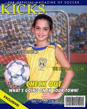 Soccer Magazine Cover