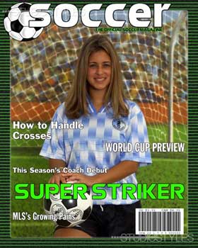 Soccer Magazine Cover