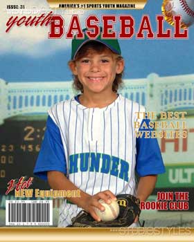 Baseball Magazine Cover