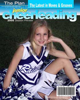 Cheerleading Magazine Cover 