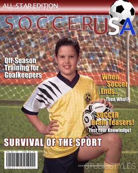 Soccer Magazine Cover