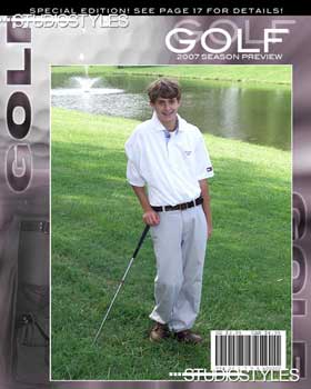 School Golf Magazine Cover