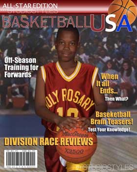 Basketball Magazine Cover
