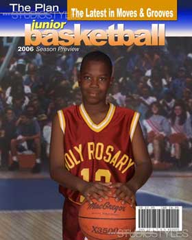 Basketball Magazine Cover