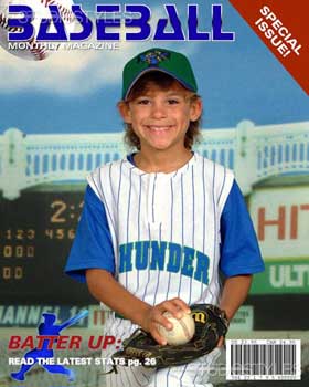 Baseball Magazine Cover 