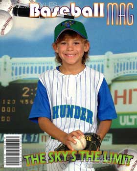 Baseball Magazine Cover