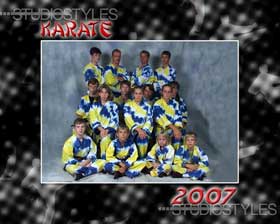 Karate Team Graphic 