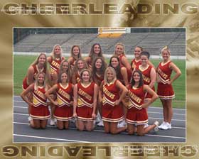 School Cheerleading Team Graphic