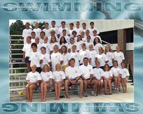 School Swimming Team Graphic