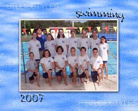 Swimming Team Graphics