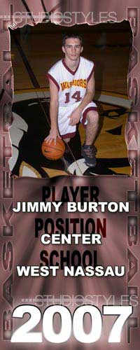 School Basketball Locker Poster