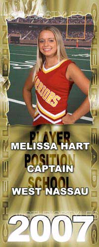 School Cheerleading Locker Poster