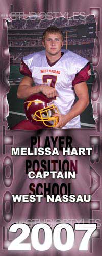 School Football Locker Poster