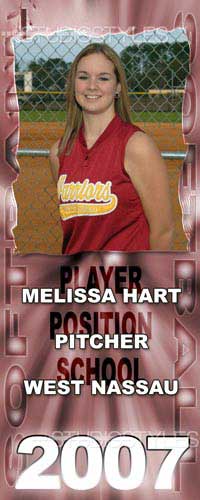 School Softball Locker Poster