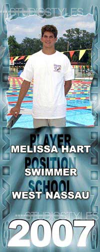 School Swimming Locker Poster