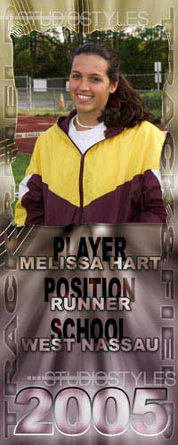 School Track &amp; Field Locker Poster