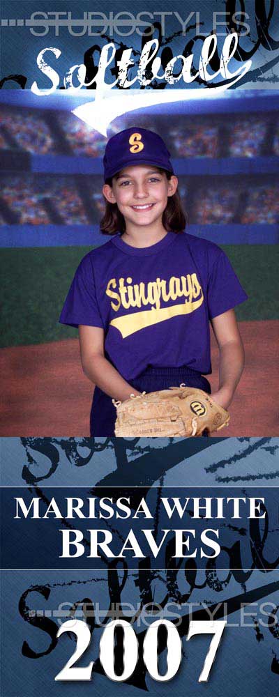 Softball Locker Poster