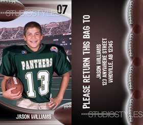 Football Bag Tag