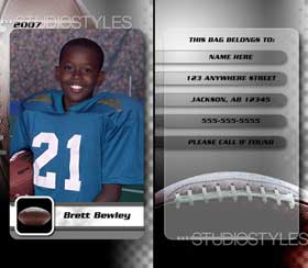 Football Bag Tag
