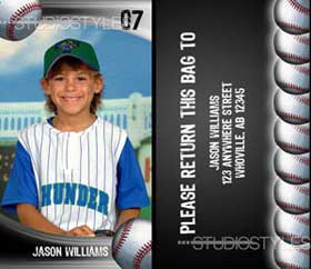 Baseball Bag Tag