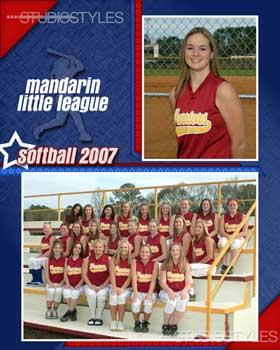 Softball Designer Memory Mate