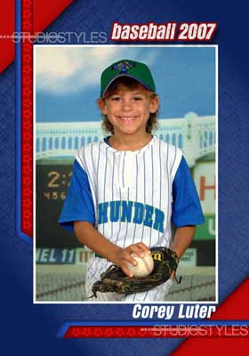 Baseball Designer Magnet
