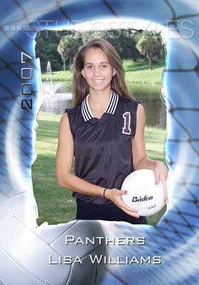 Volleyball Designer Magnet