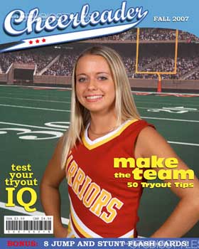 Cheerleading Magazine Cover