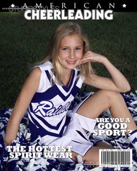 Cheerleading Magazine Cover 