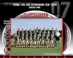 Football Sponsor/Coach Plaque
