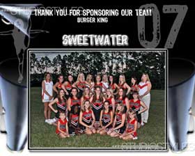 Cheerleading Sponsor/Coach Plaque