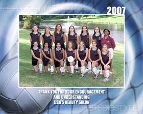 Volleyball Sponsor/Coach Plaque