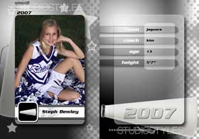 Cheerleading Trading Card 