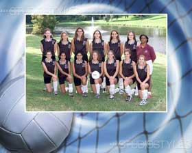 Volleyball Team Graphic